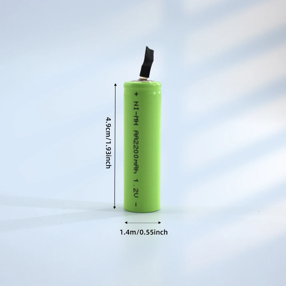 Chicnod AA Rechargeable Battery 2200mAh Ni-MH 1.2V High Capacity Batteries Low Self Discharge Rechargeable Battery Pack for Toys