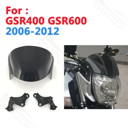 Parabrisas para motocicleta, soporte deflector de viento para Suzuki BK400, BK600, GSR400, GSR600, GSR BK 400, 600, 2006-2012, 2007