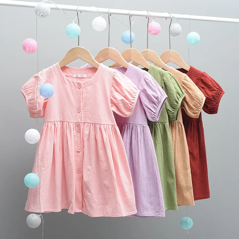 New Summer Girl Casual Dress New Fashion Princess Dresses Girls Sweet Costumes Cute Outfits Baby Girls Vestidos for Toddler Girl