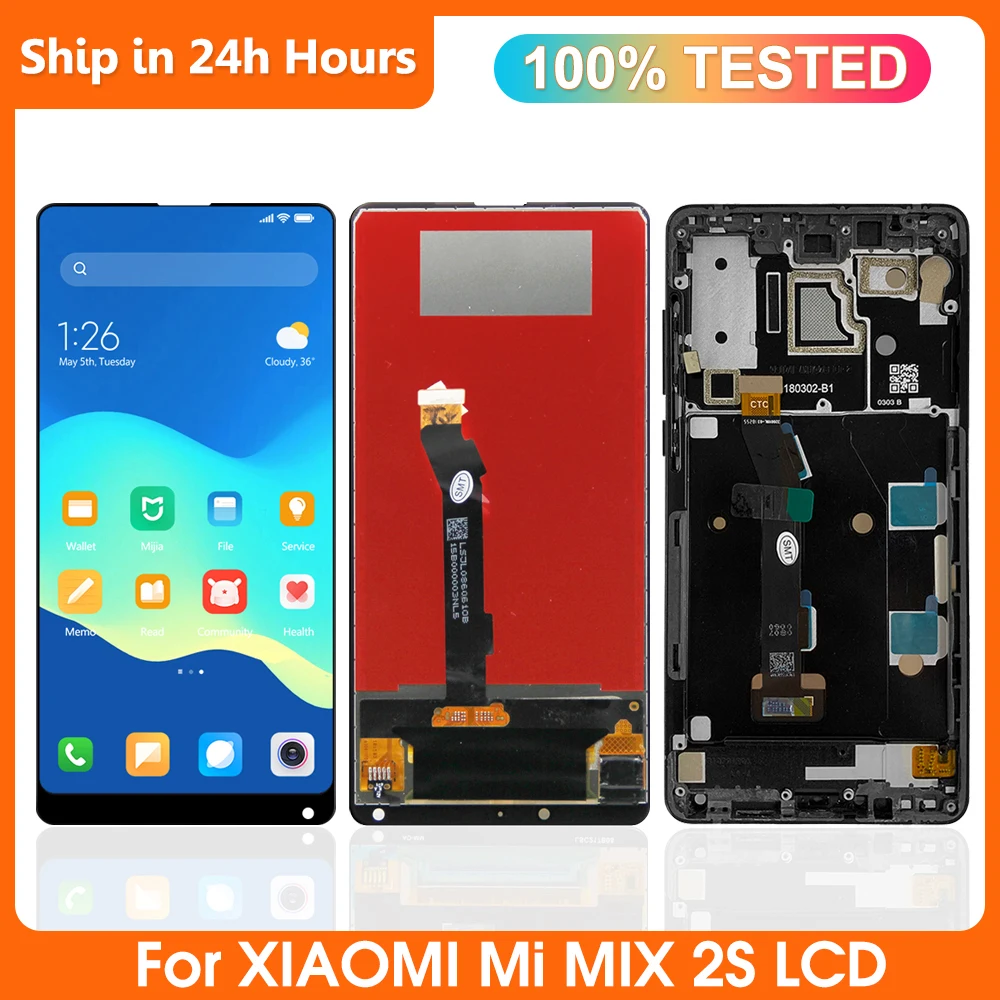 Original Ecran LCD Complet Blanc Assemblés Sans Châssis Pour Xiaomi Mi
