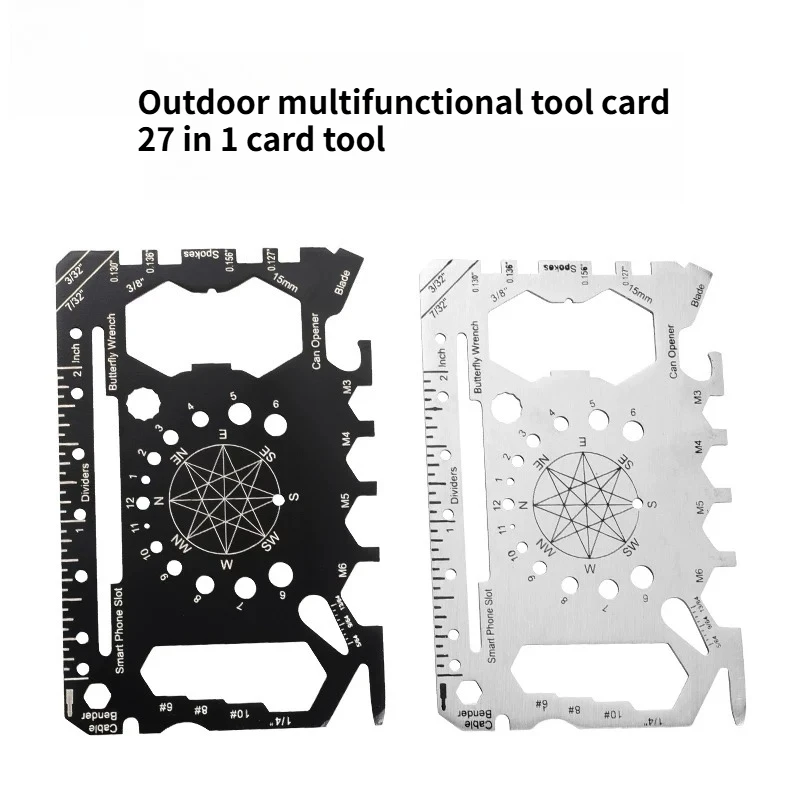 Outdoor Multifunctional Knife Card Tool Card Swiss Wild Survival Express Unpacking Mini Portable Carry-on Combination