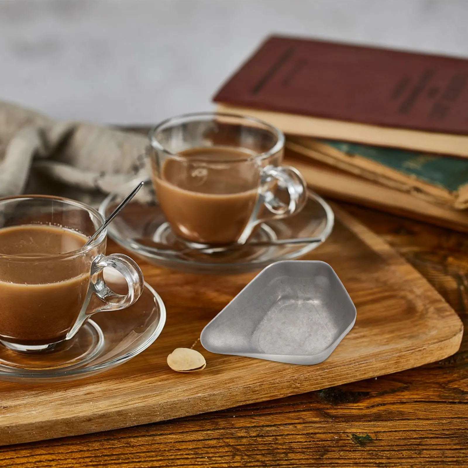 

Stainless Steel Coffee Bean Sample Tray For Measuring Dosing Cooling Displaying Multifunctional Kitchen Accessory For Home