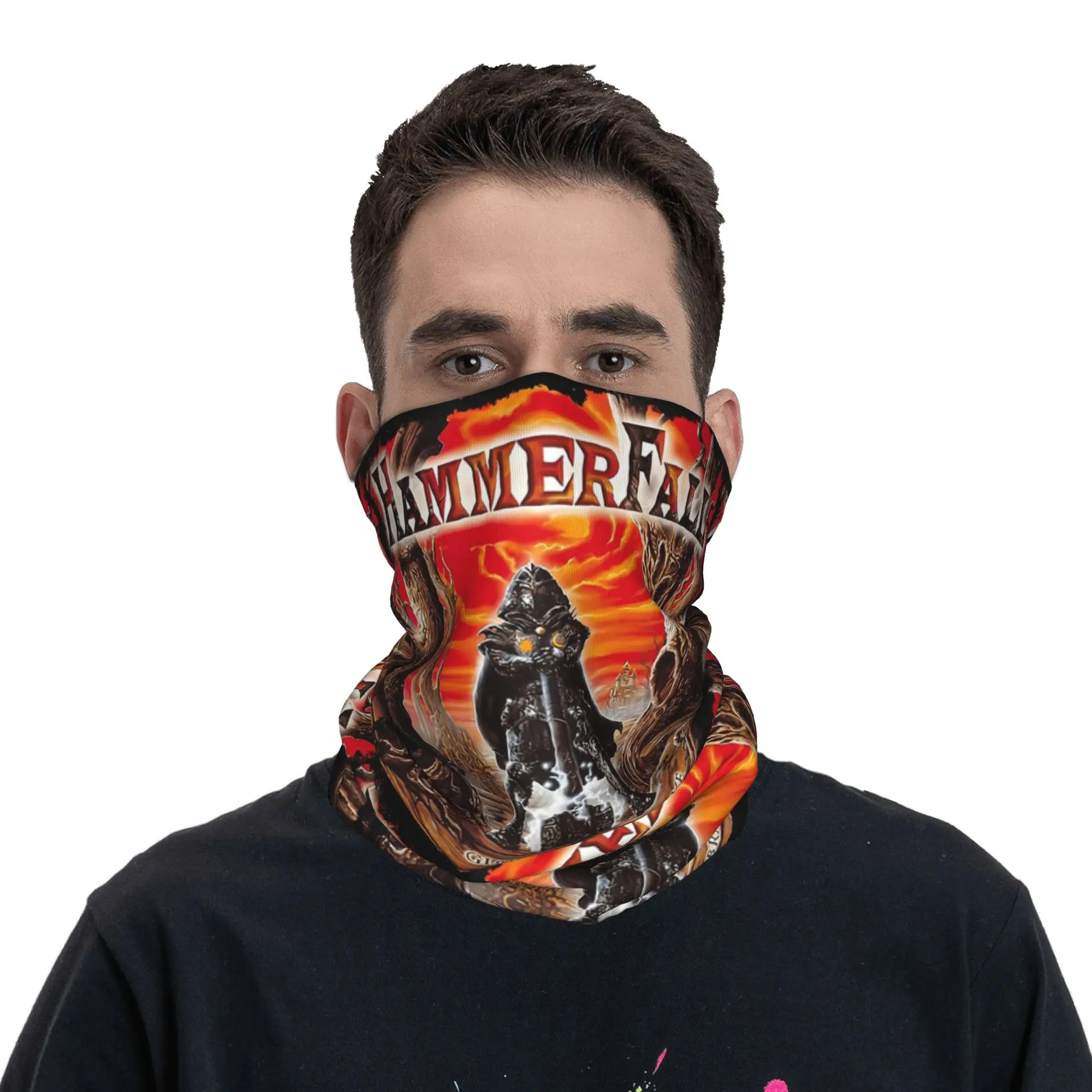 

Templar Steel Bandana Neck Gaiter Printed Wrap Mask Scarf Headband Outdoor Sports Unisex Adult All Season