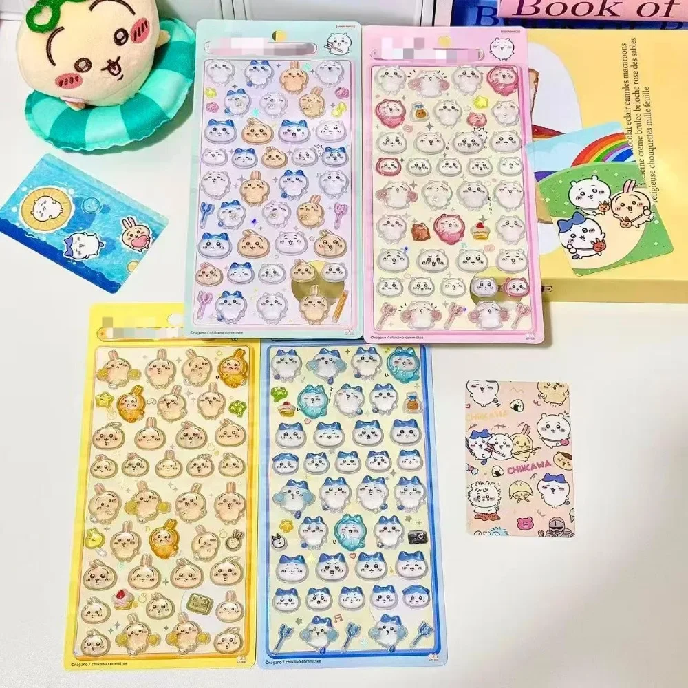 

Kawaii 3D Crystal Stickers Waterproof Adhesive Decals for Phone Laptop Water Bottle DIY Journal and Kids Gift Toy