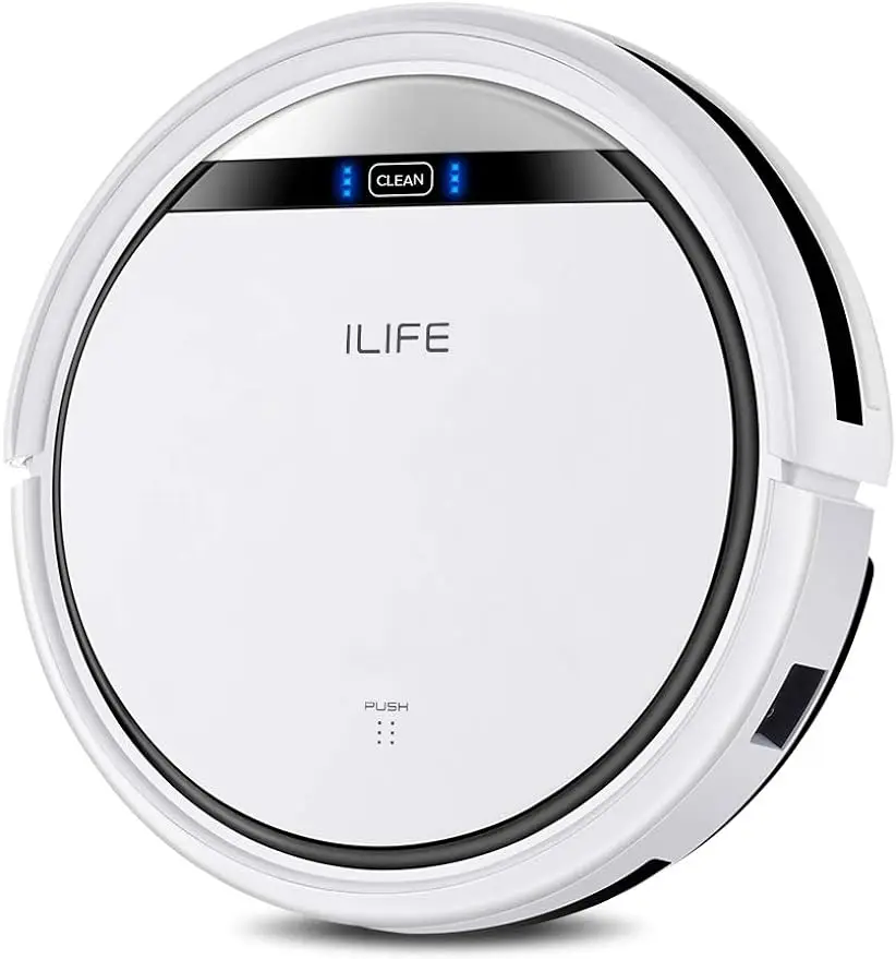 

Robotic Vacuum Cleaner, Daily Schedule Cleaning, Ideal For Pet Hair，Hard Floor and Low Pile Carpet,Pearl White