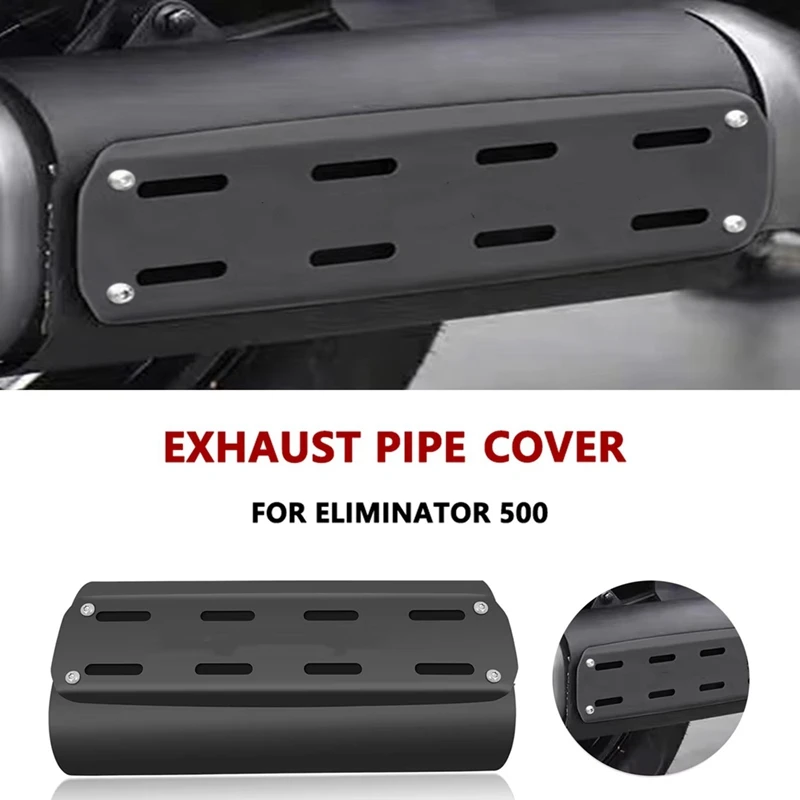 For Kawasaki Eliminator 500 Motorcycle Exhaust Pipe Cover Anti-Scald Cover Heat Shield Protective Accessories