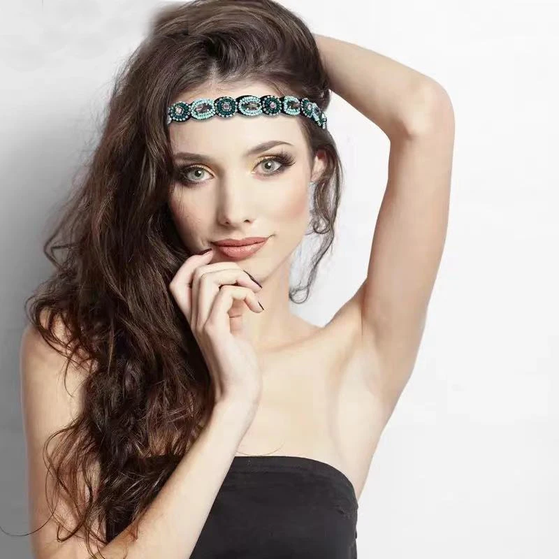 Ethnic Vintage Bohemian BeadsElastic Headband Hair Band Hair accesories