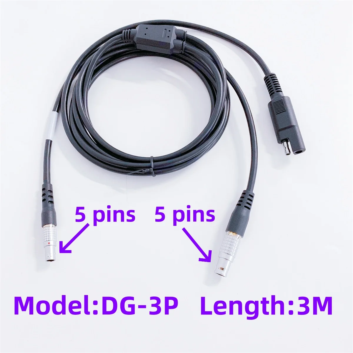 Cable Applicable to  Hi-Target GNSS RTK to ADL TDL Radio data power cable