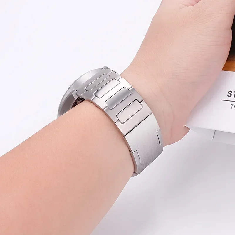 22 مللي متر معدن سبائك التيتانيوم حزام ل Garmin Venu 3 2/Vivoactive 4 سوار حزام الساعات Garmin Forerunner 955 965 255/265 حزام الموسيقى