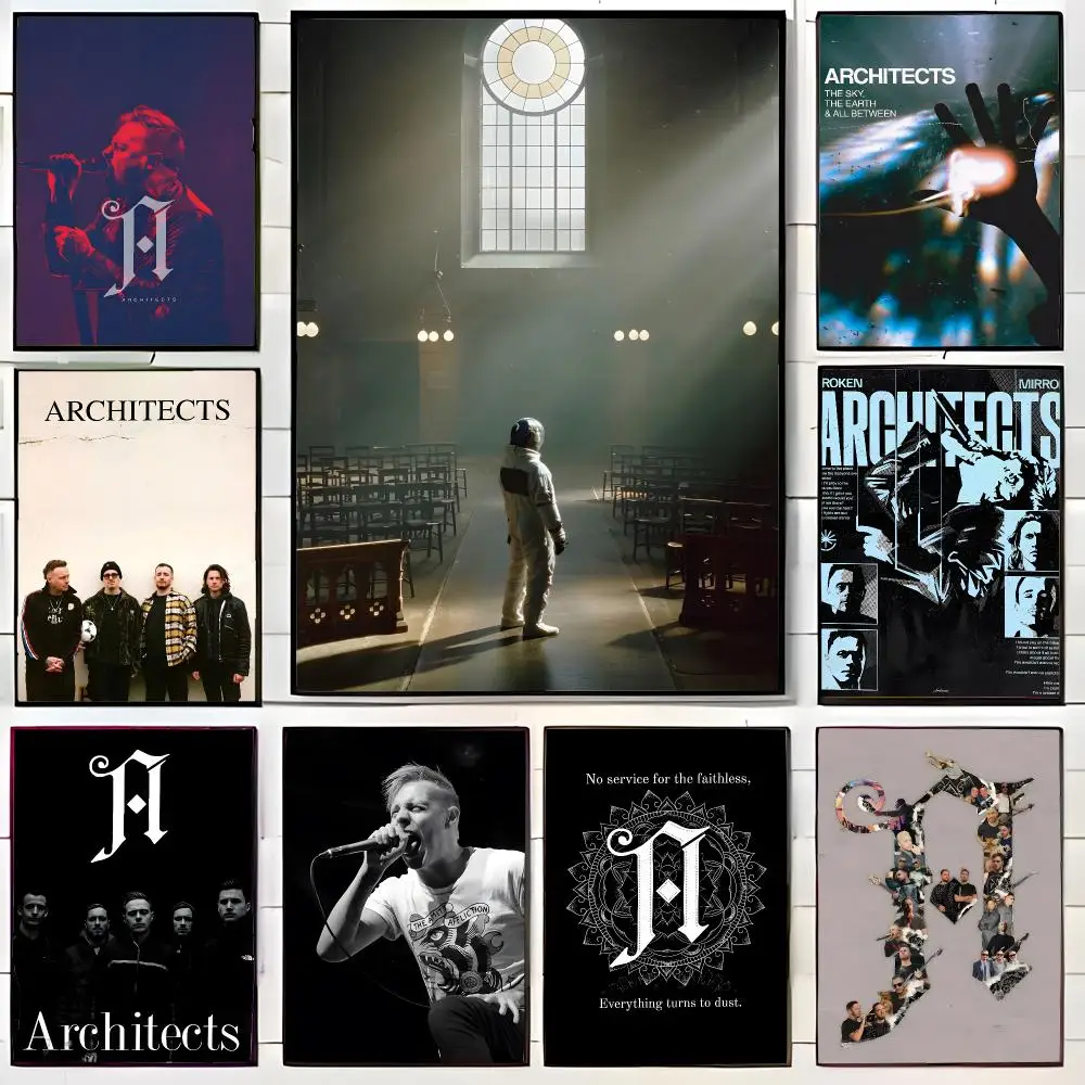 Metalcore Band A-Architects Poster Wall Art Print Decorative Mural Home Decor Gift Unframed