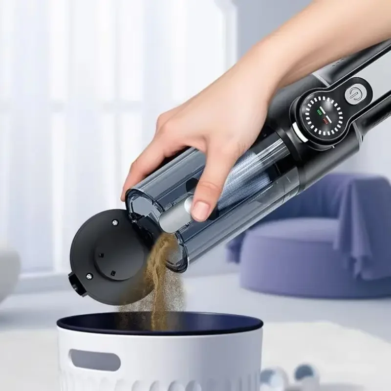 Car vacuum cleaner wireless one-button dust dump high-power portable vacuum cleaner large suction mini handheld vacuum cleaner