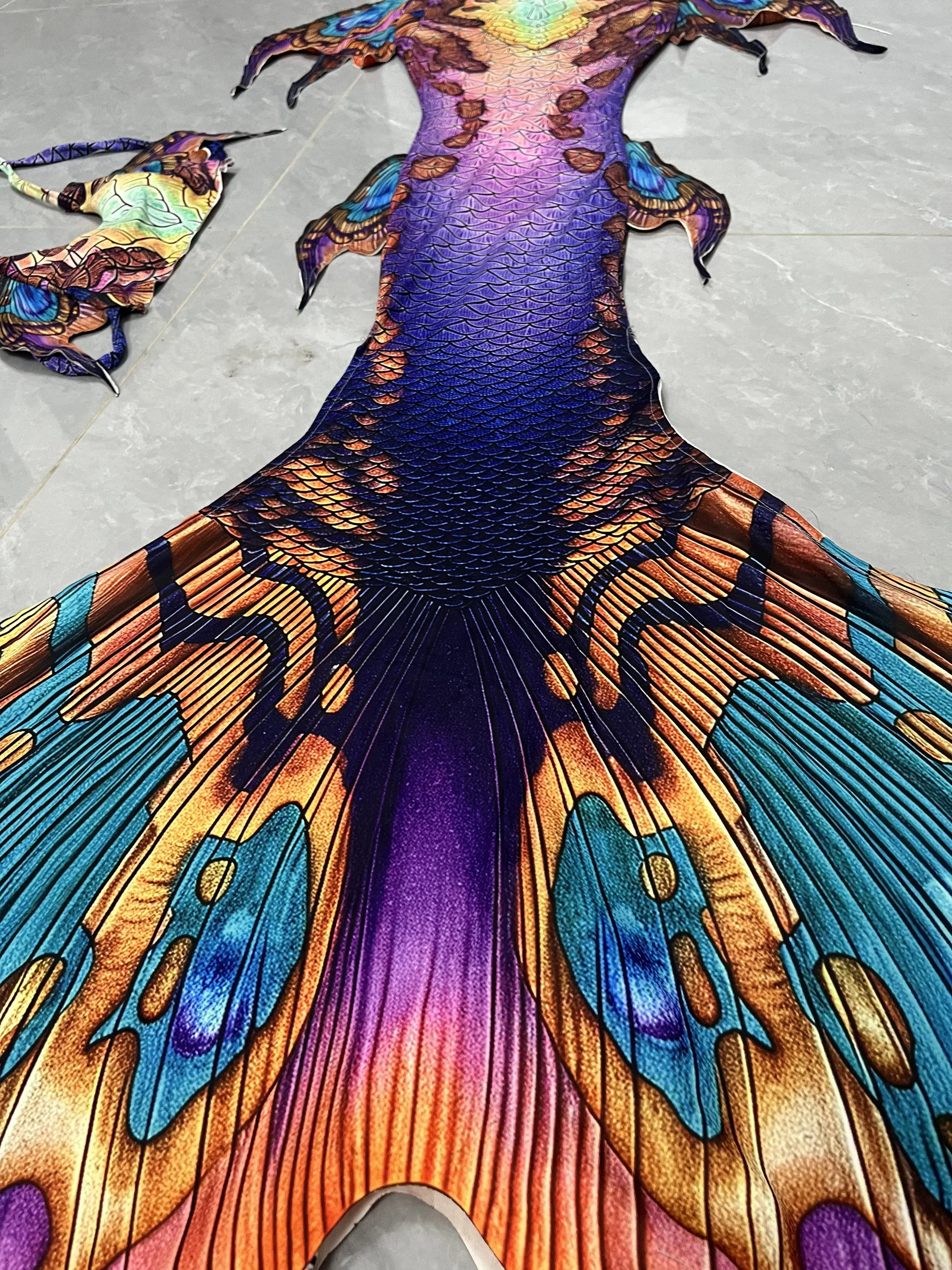 Mermaid Costumes For Aquarium Performances Adult-Sized Costumes With High-Definition Printing And Colorfastness