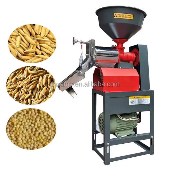 

Commercial Decortiqueuse De Riz Small Rice Mill Paddy Husker Combine Rice Peeling Grinding Milling Machine Set Equipment