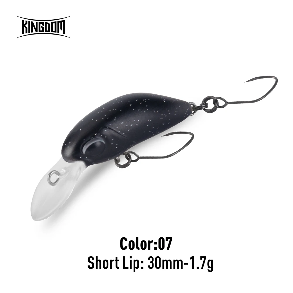 Kingdom Micro Expert Minnow-Köder, 1,7 g, 1,85 g, neues Design, künstliche Lippen-Wobbler aus Hartplastik, Wobbler zum Forellen-Barschangeln