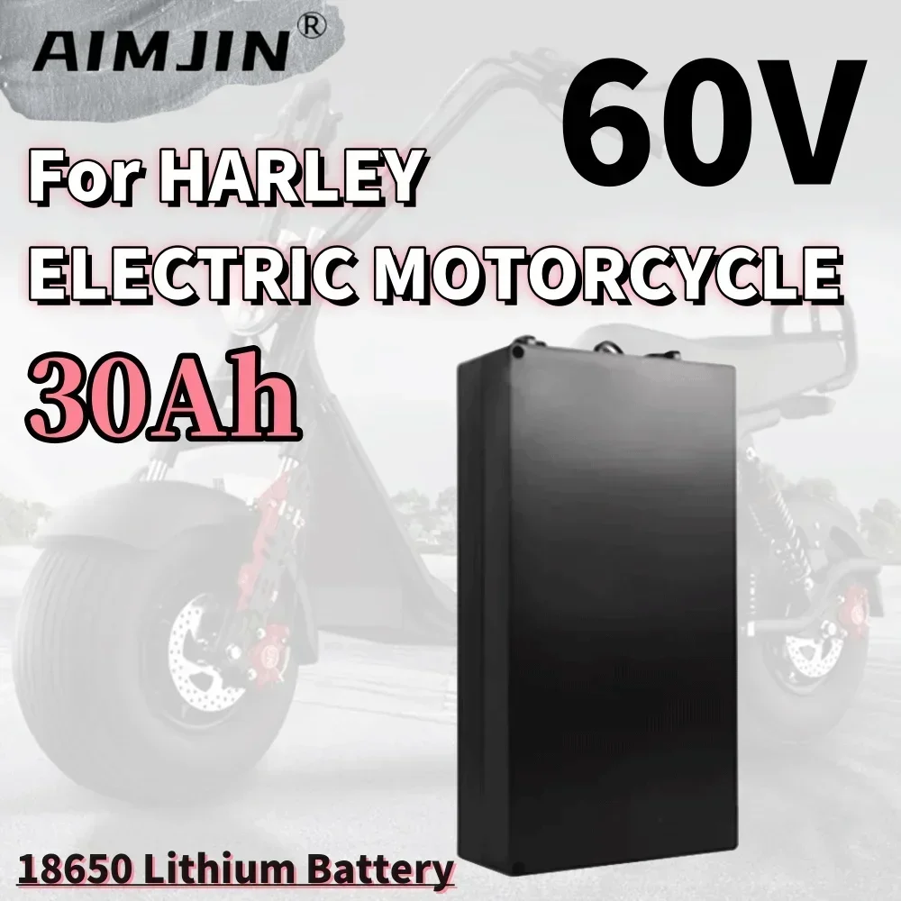 

16S8P 60V 30Ah 18650 electric motorcycle lithium battery waterproof Battery for two Wheel motorcycle electric scooter bicycle