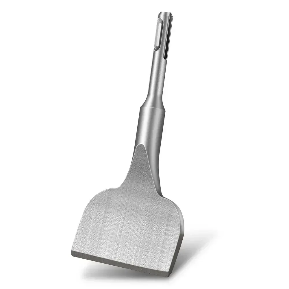 Tile Chisel SDS Plus 17x180/260x75mm 25° Bending, Professional Tile Chisel For All SDS Plus Impact Hammers And Electric Hammers