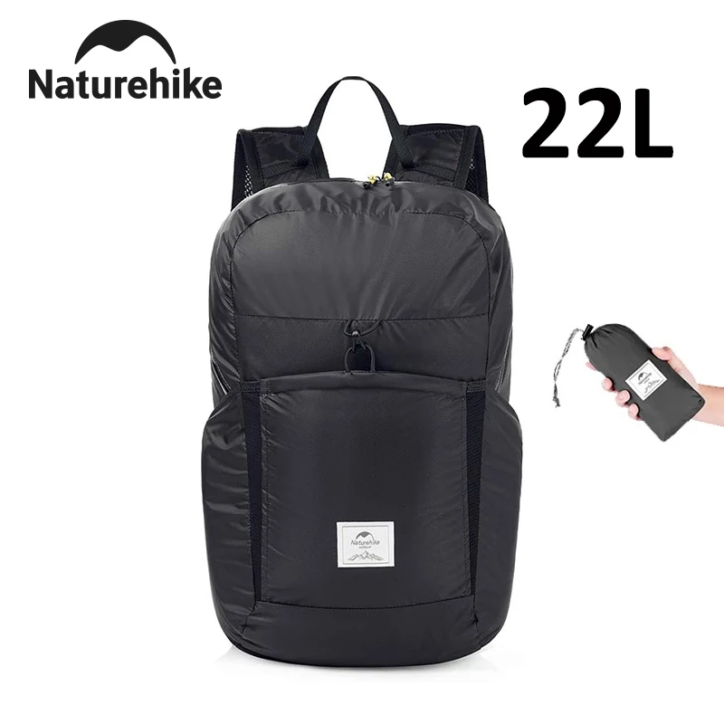 Naturehike – sac à dos ultraléger pour hommes et femmes, 22l, 170g, sac à bandoulière pliable, étanche, pour voyage, randonnée en plein air