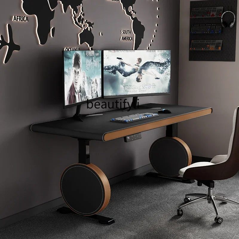 

New electric lifting table workbench intelligent standing office desk e-sports table