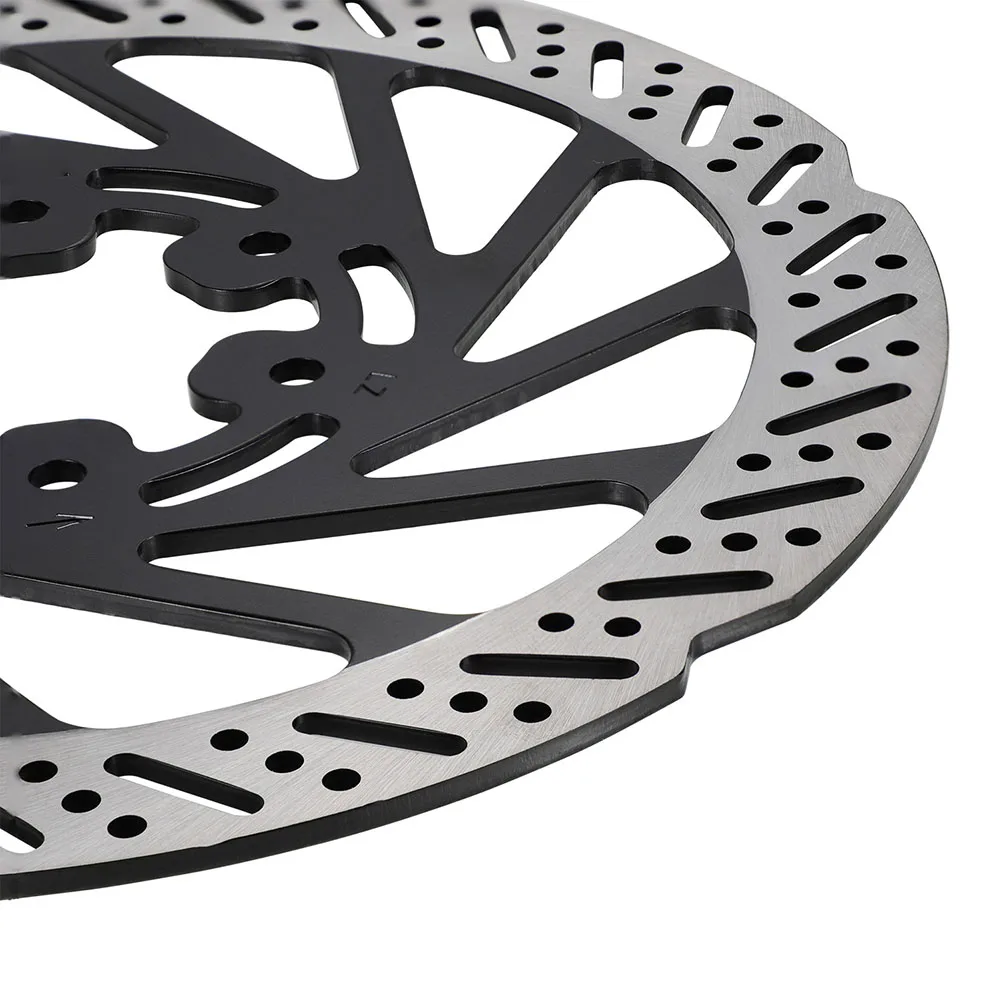 

1 шт. 6-отверстный задний тормозной диск для Talaria Sting, для электромотоцикла MX5, черный/серебристый, аксессуары для велосипедов, запчасти для тормозов