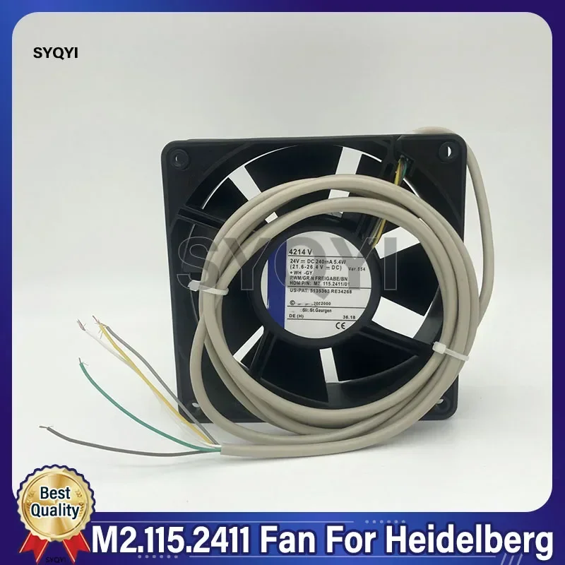 M2.115.2411 พัดลม SP74 4214V สําหรับ Heidelberg SM74 SX74 PM74 QM46 อะไหล่เครื่องจักร