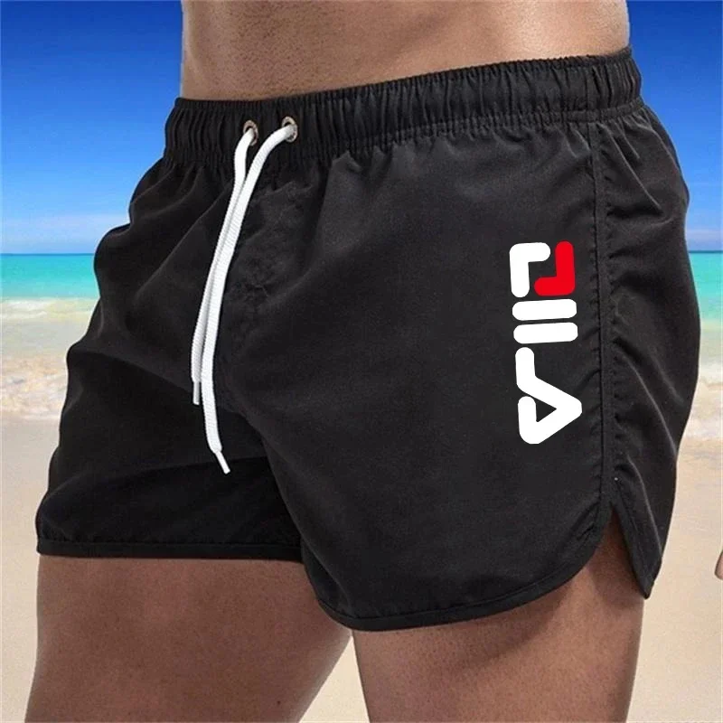 2024 new men\'s swimming shorts sexy men\'s beach surfboard summer shorts breathable fast drying sports comfortable beach shorts