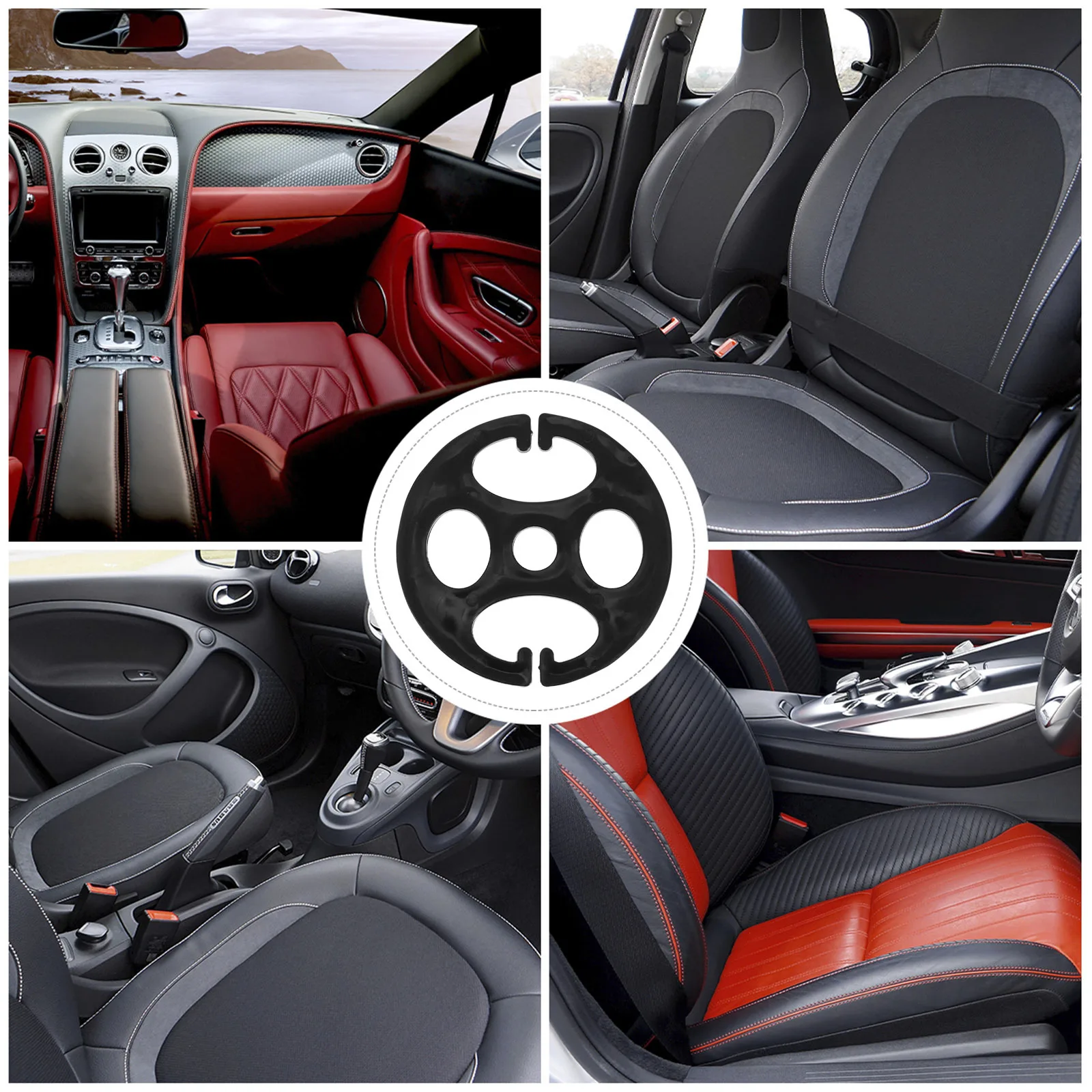 

100pcs Car Seat Plastic Seat Adjustment Buckles Easy Installation Strong Stability High Quality Abs Material Replacement For