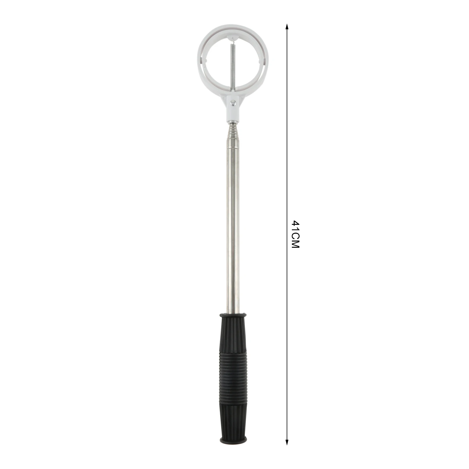 1 Pc Golf Ball Retriever 41-202cm White Yellow Stainless Steel Plastic Retractable Golf Ball Catcher Golf Ball Pickup Tool