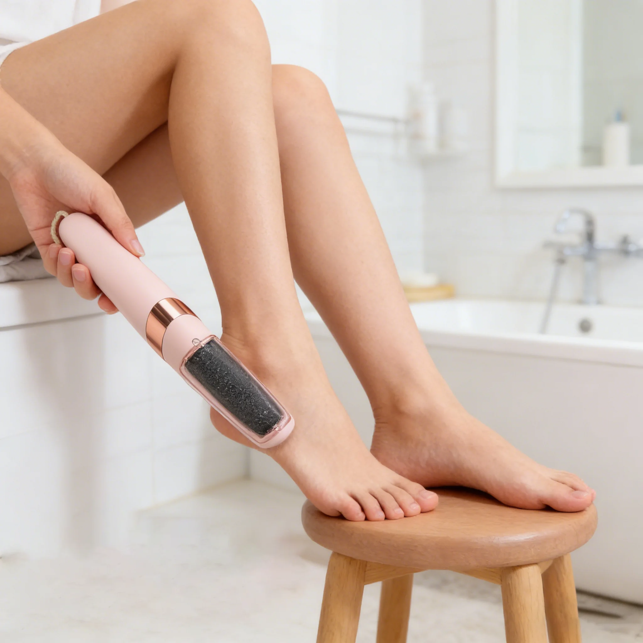Rechargeable Electric Callus Remover | Cordless Foot File for Smooth Heels,Cordless Electric Foot Callus Remover – Effortlessly