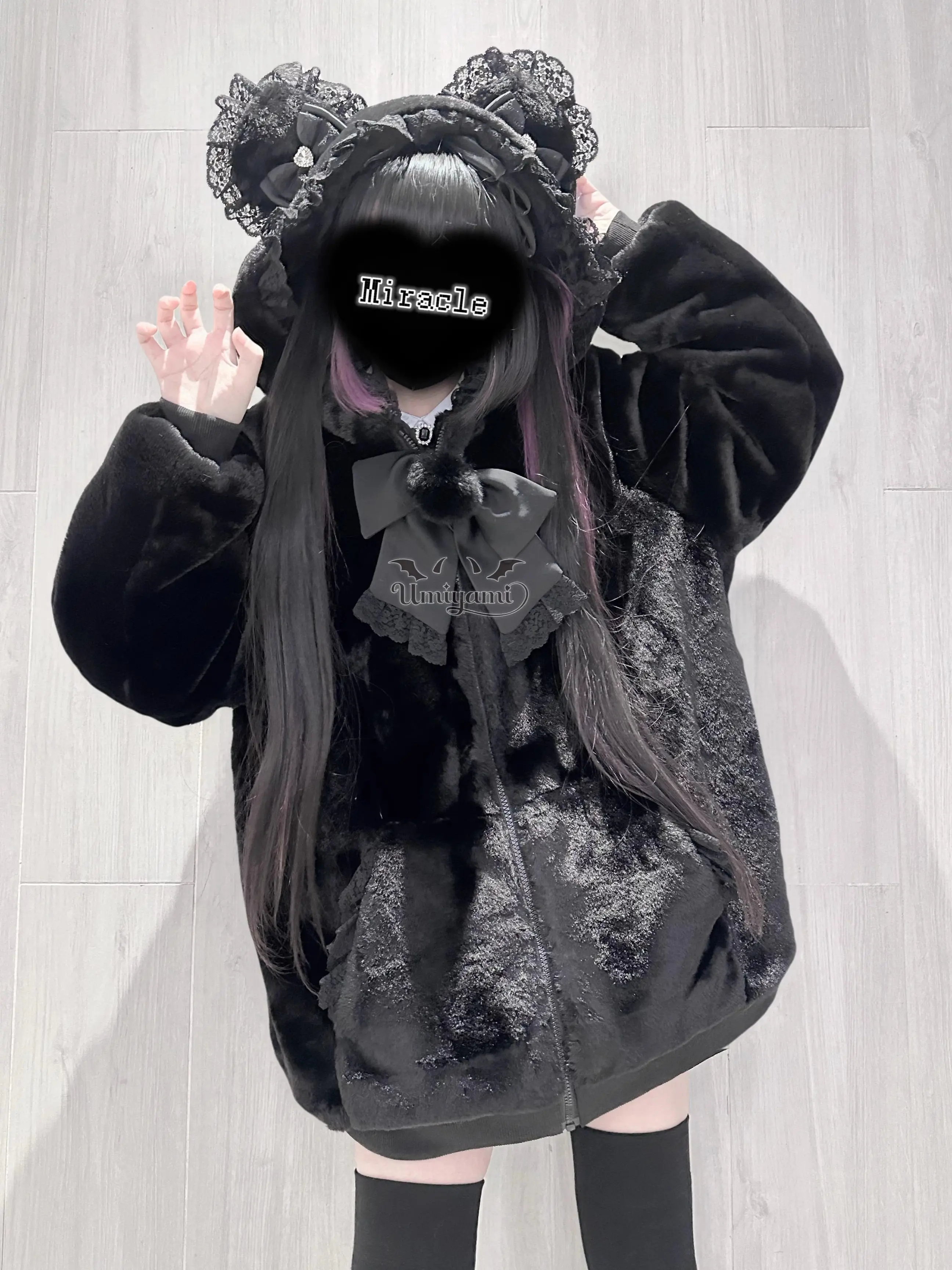 Subcultura estética Punk dulce moda fresca chaqueta de piel sintética para mujer abrigo de piel gruesa de felpa de invierno Sudadera con capucha Y2K