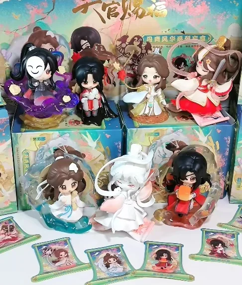 

Подлинная небесная официальная слепая коробка-Mystery Tian Guan Ci Fu, аниме-кукла, модель игрушки, фигурка, коллекционный сюрприз, кавайный подарок