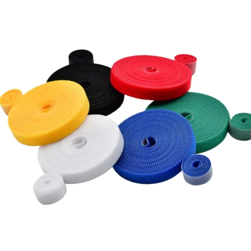 5M 10/12/14.5/20/25mm Width USB Cable Organizer Wire Winder Tape Earphone Mouse Cord Management Tie Protector For iPhone Samsung