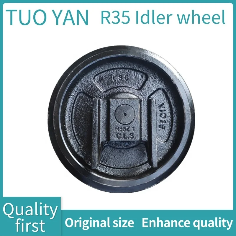 Factory Supply Mini Excavator Parts Idler Wheel for  35 Track Mini Digger Parts R35 Guide Wheel