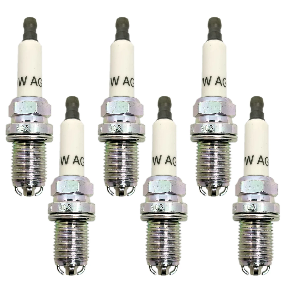 4-6pcs Spark Plugs 06H905604 fit for Audi A3 A4 A5 A6 S3 Q5 TT Volkswagen CC SHARAN MAGOTAN Seat Alhambra 1.8TSI and 2.0TFSI