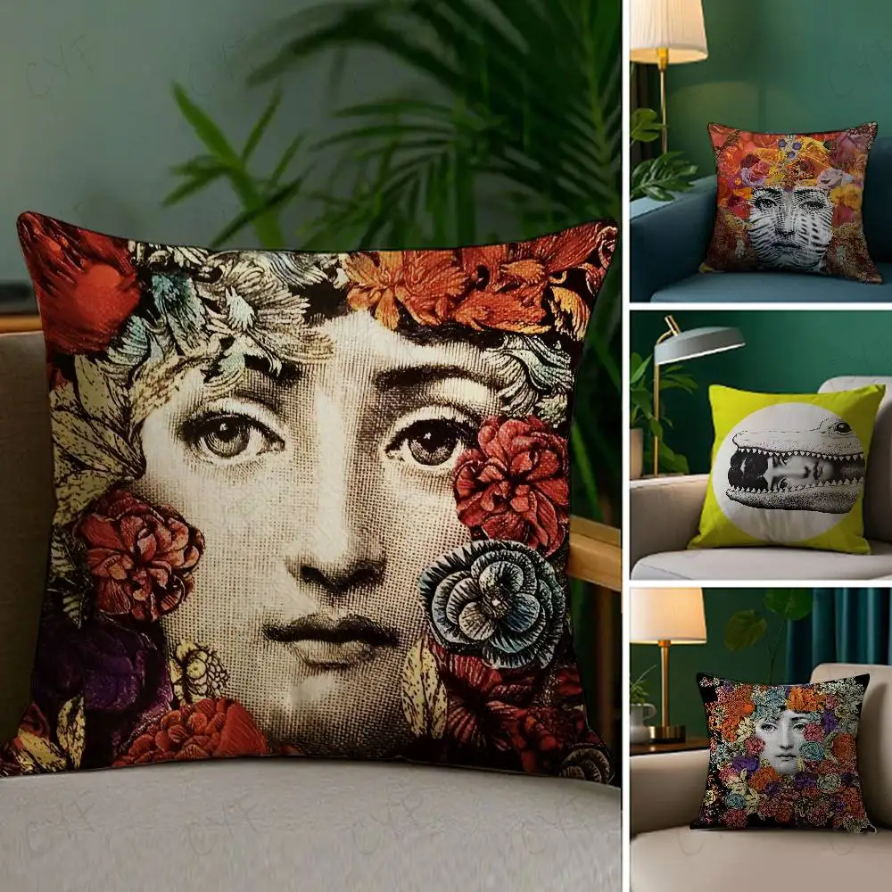 

Abstract Women Simple Anime Art Pillow Case Custom Printed Brushed Fleece Pillow, Baby Skin-Touch, Eco-Friendly Dye-Sublimation