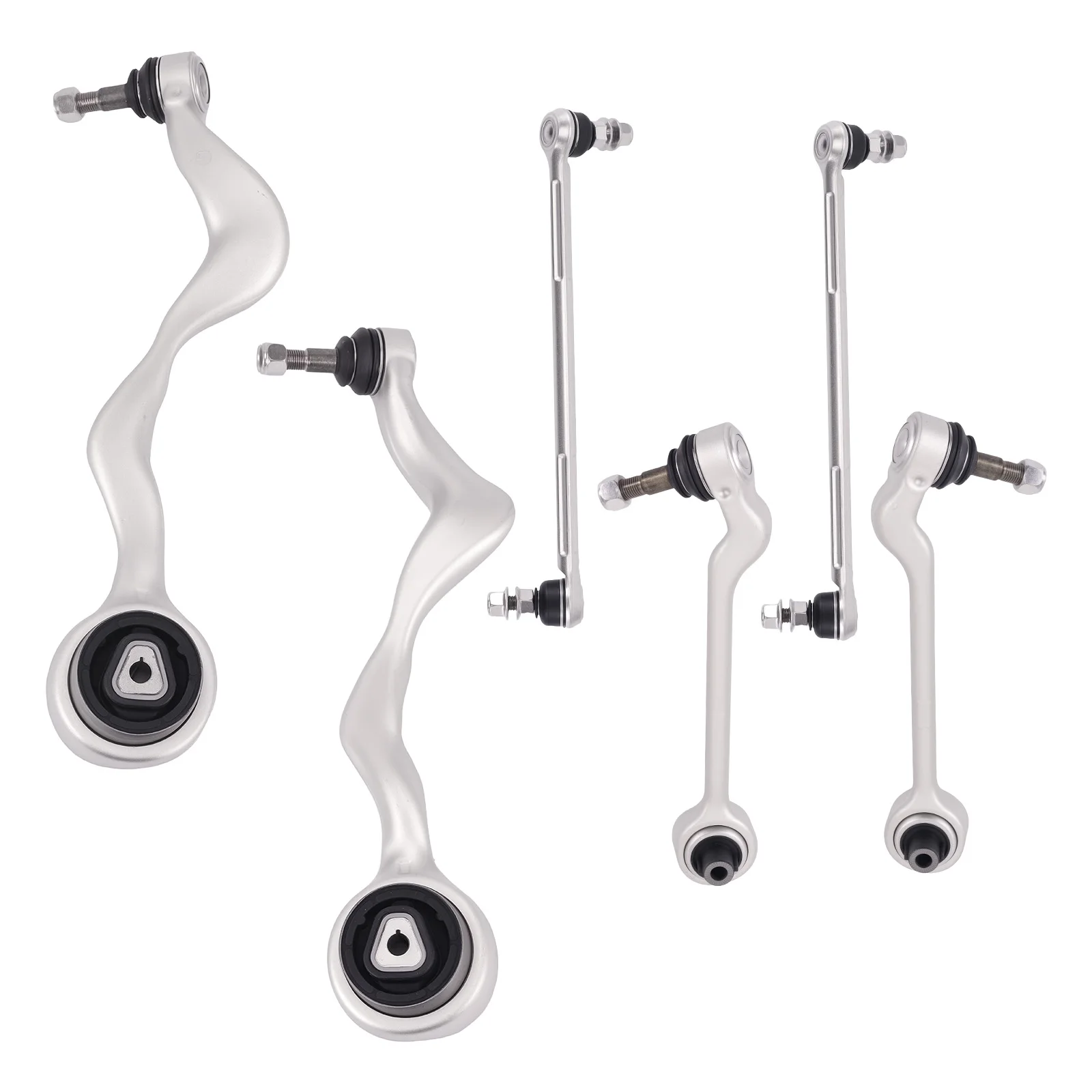MaXpeedingrods 6pcs Front Lower Control Arm Stabilizer Sway Bar End Link Kits For BMW 128i 135i 323i 328i 335d X1 K620127