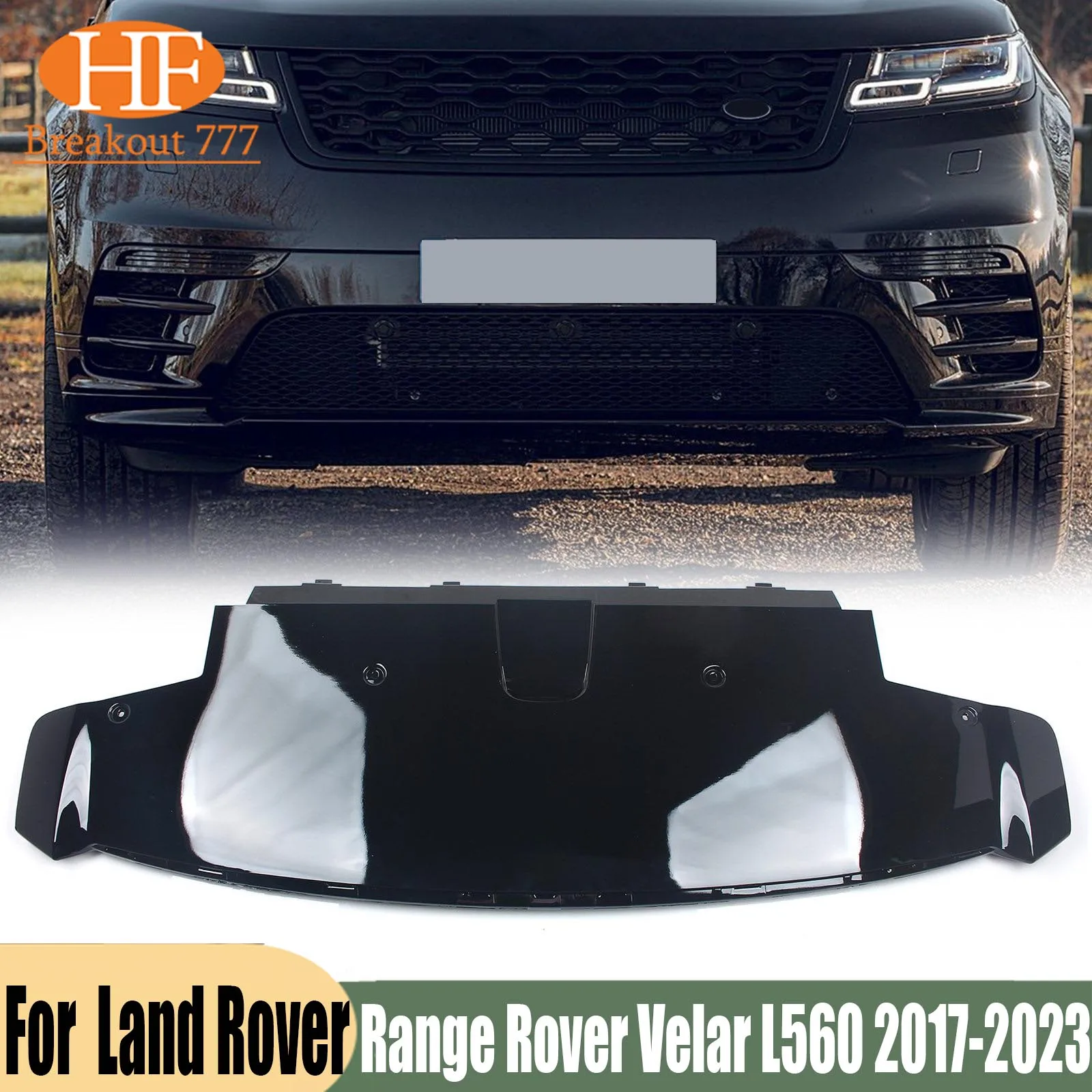 LR093901 Front Bumper Guard Board Skid Plate For Land Rover Range Rover Velar L560 2017-2023