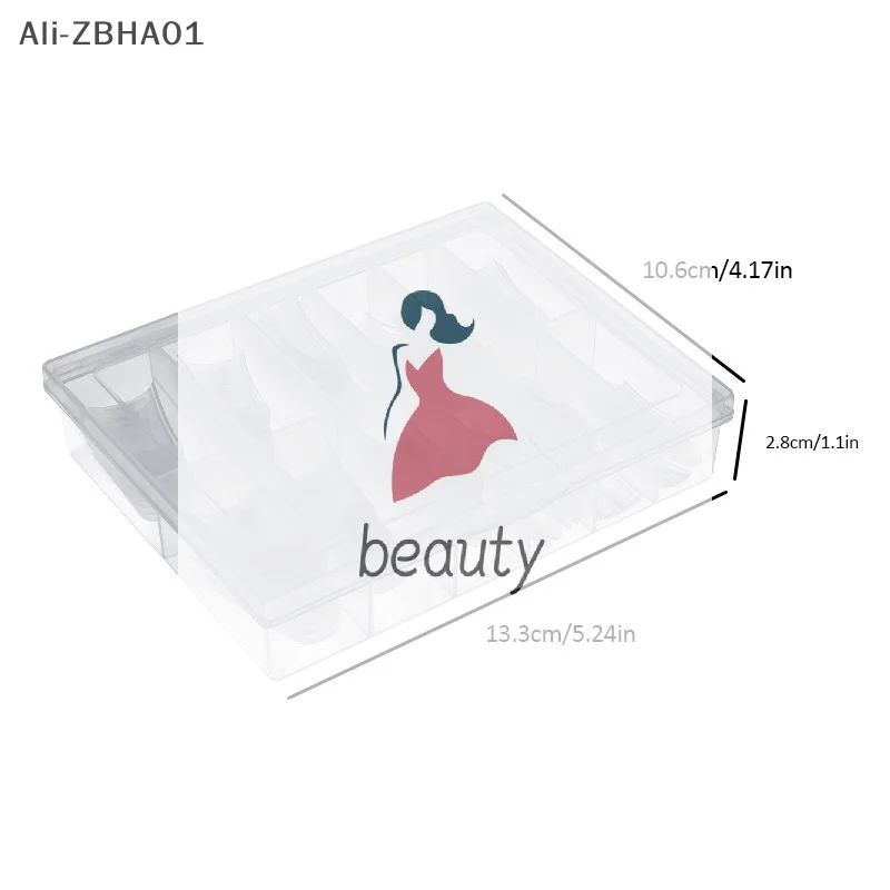 120 ชิ้น/กล่อง อะคริลิคสำหรับต่อเล็บปลอม รูปทรงปากเป็ด แบบสองด้าน สำหรับทำเล็บเจลแบบเต็มเล็บ ต่อเล็บได้รวดเร็ว