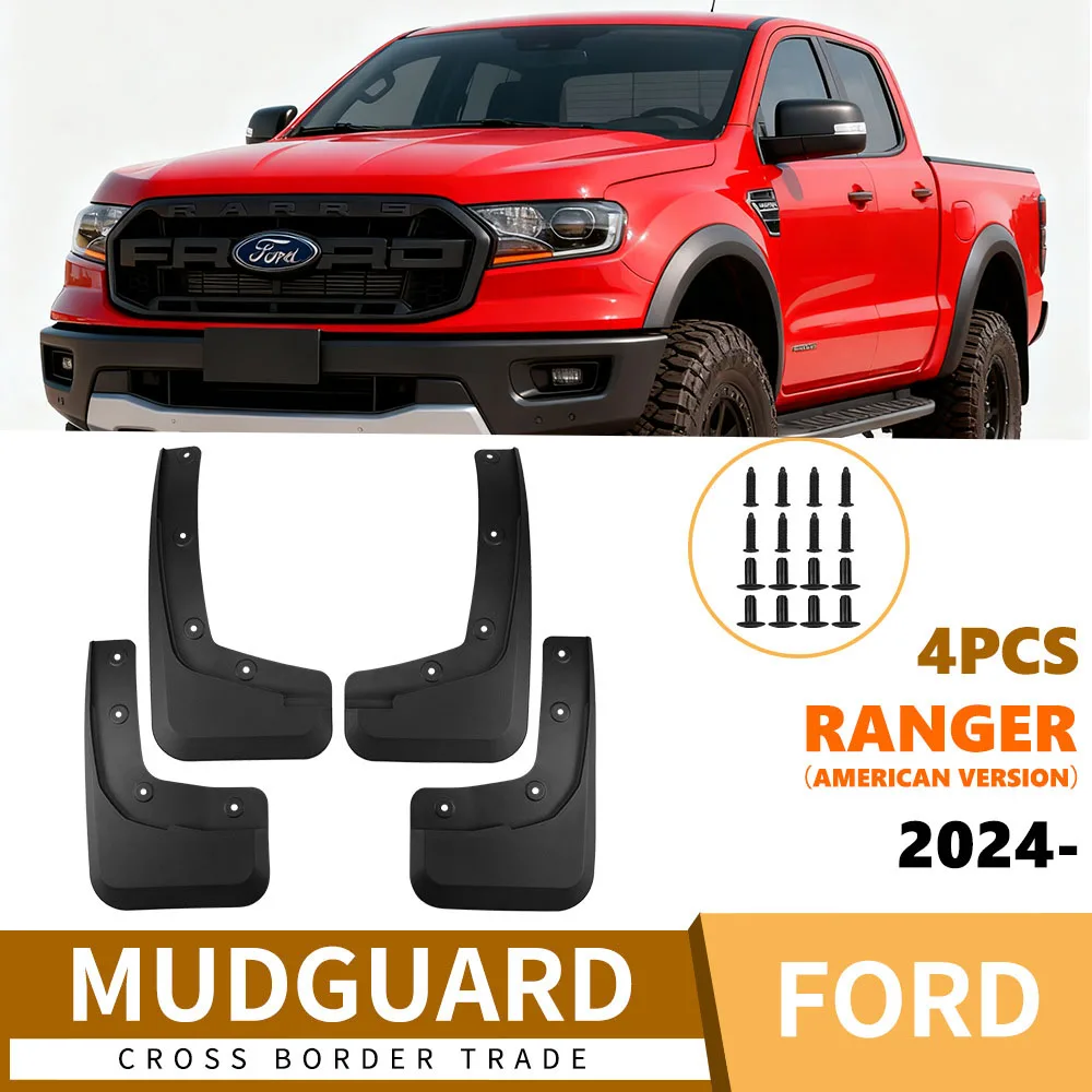 

Для Ford, США, версия Ranger 2024, автомобильные шины, крыло, крыло, кожа, автомобильные аксессуары, брызговики