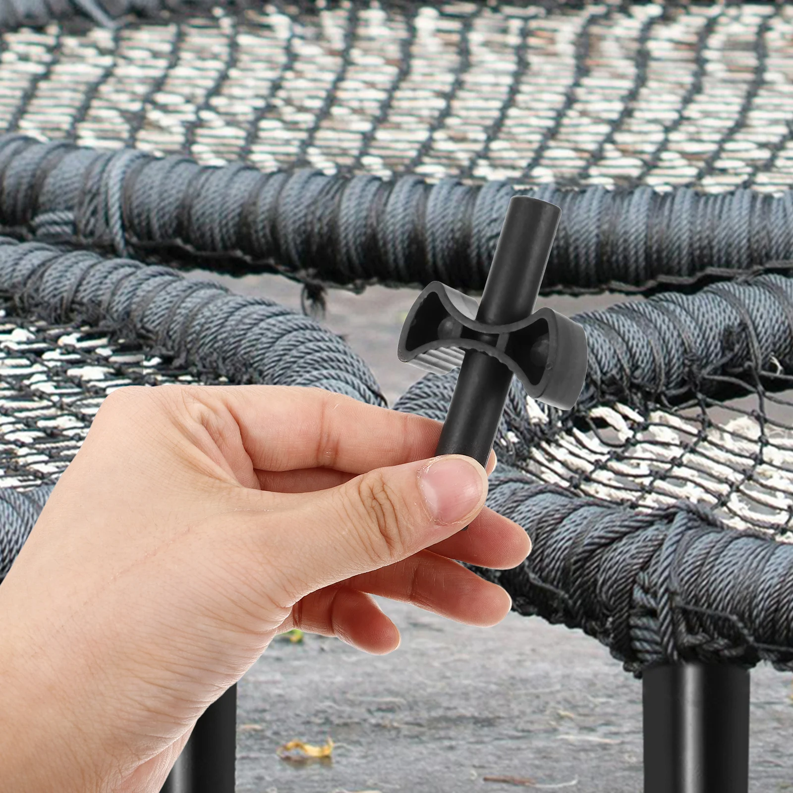 

12pcs Trampoline Pole Gap Spacers Jumping Bed Support Cross Shaped Abs Plastic Replacement Parts Outdoor Trampoline Accessories