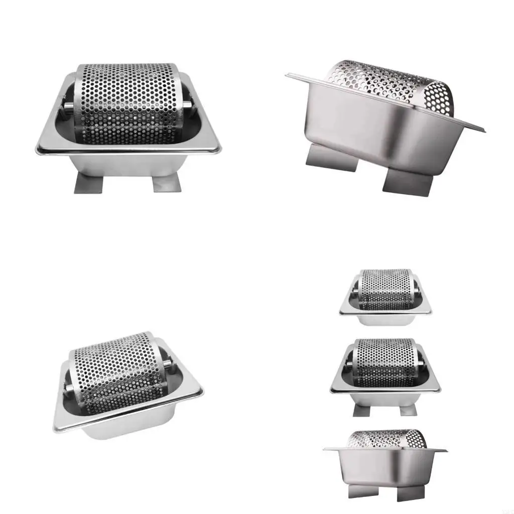 

Commercial Grade Untarnished Butter Drum For Burgers Hot Canines Buns Even Coating Dishwasher Safe Grilling Tool X3UC