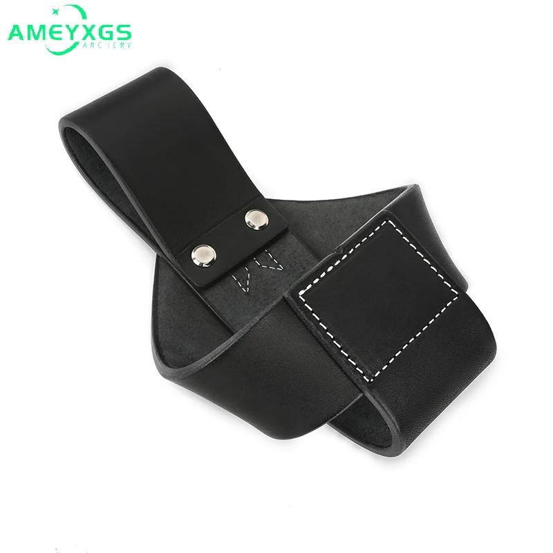 

Archery Compound Bow Belt Holder Bag Portable Cowhide Leather Protection Recurve Traditional Bows Hunting Shooting Accessories