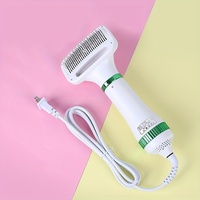 1pcs Pet Grooming Dryer 2-in-1 Portable Blower & Comb for Dogs/Cats Electric Cleaning Brush Professional Dog Cat Hair Care Tool