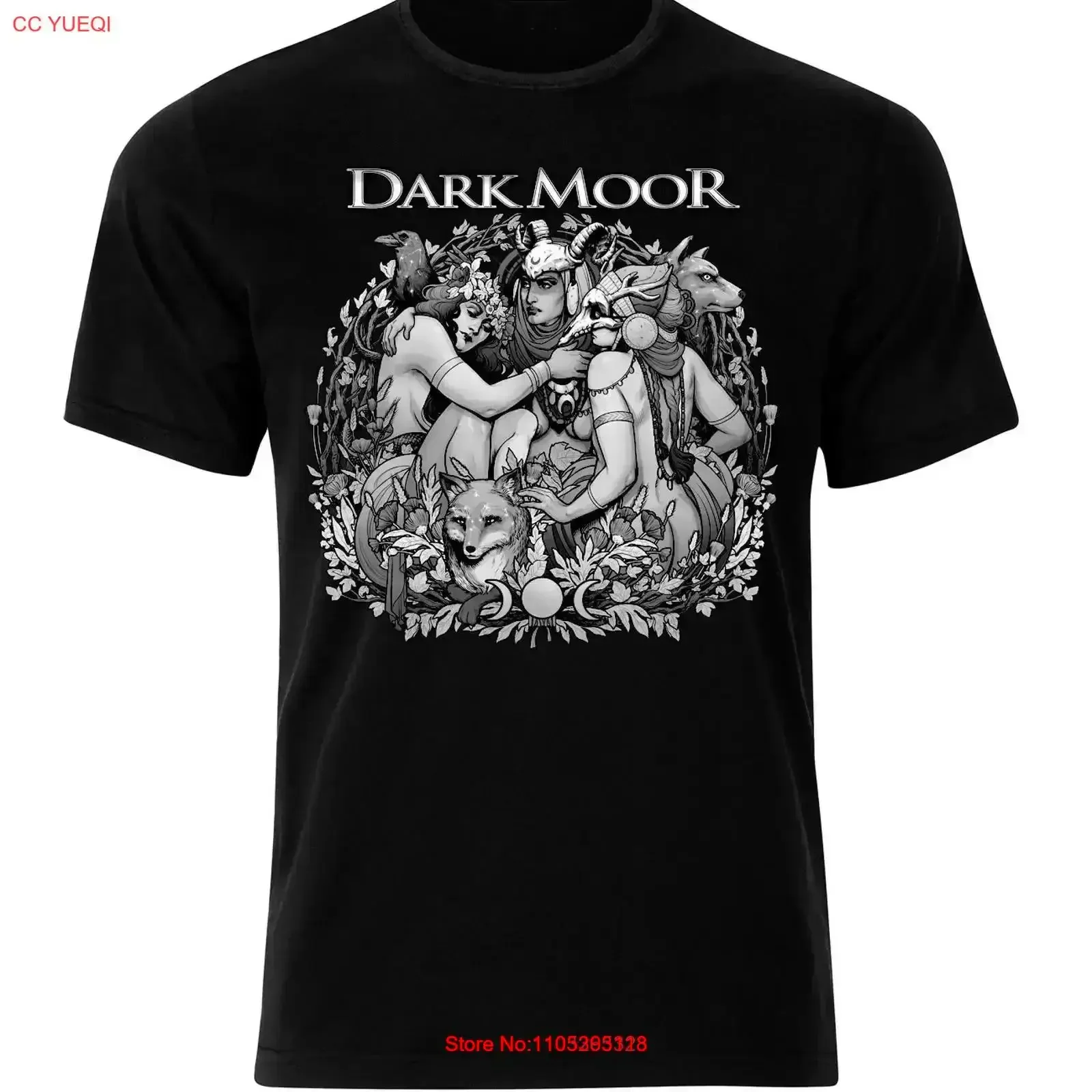 New DARK MOOR Origins Black White T Shirt S 5XL 1P1010 vintage Washed Slightly Comfortable streetwear Soft Stylish vintage