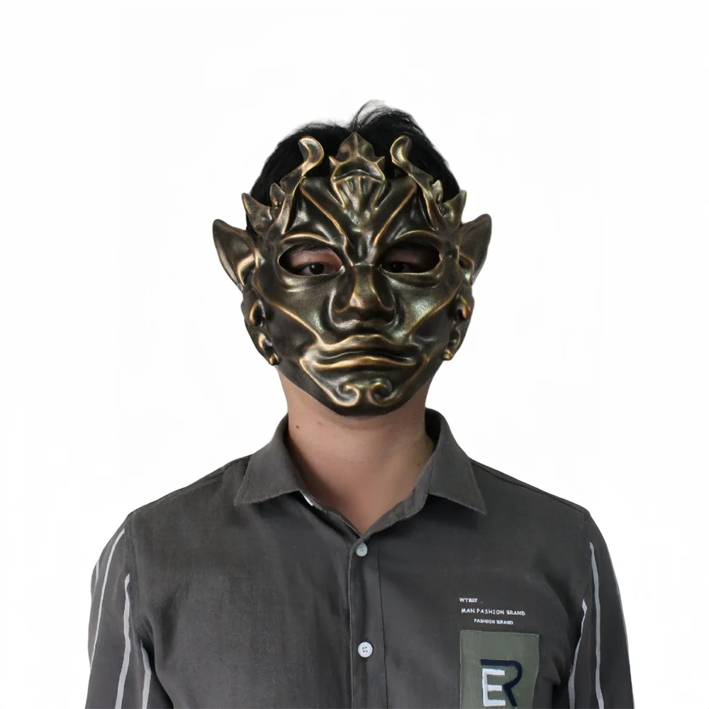 King Kong Mask Halloween Party Carnival Ball Performance Character Cosplay Face Mask Role Play Resin