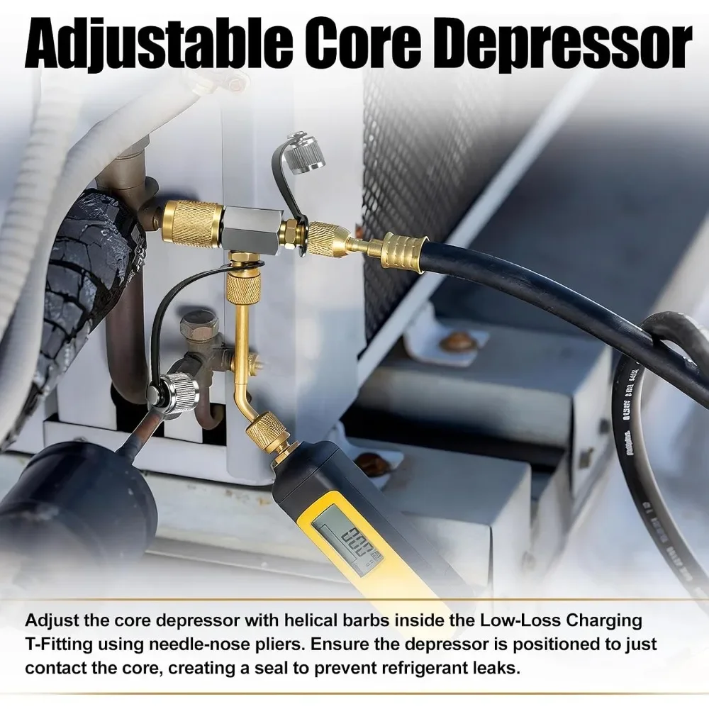 CTEE14 Low‑Loss Charging T‑Fitting,1/4