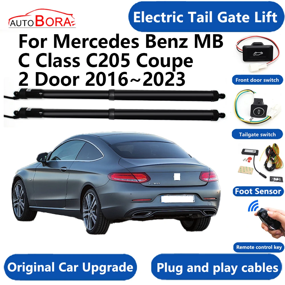 

Car Electric Tail Gate Lift System Power Liftgate Kit Auto Automatic Tailgate Opener for Mercedes Benz MB C Class C205 2 Door