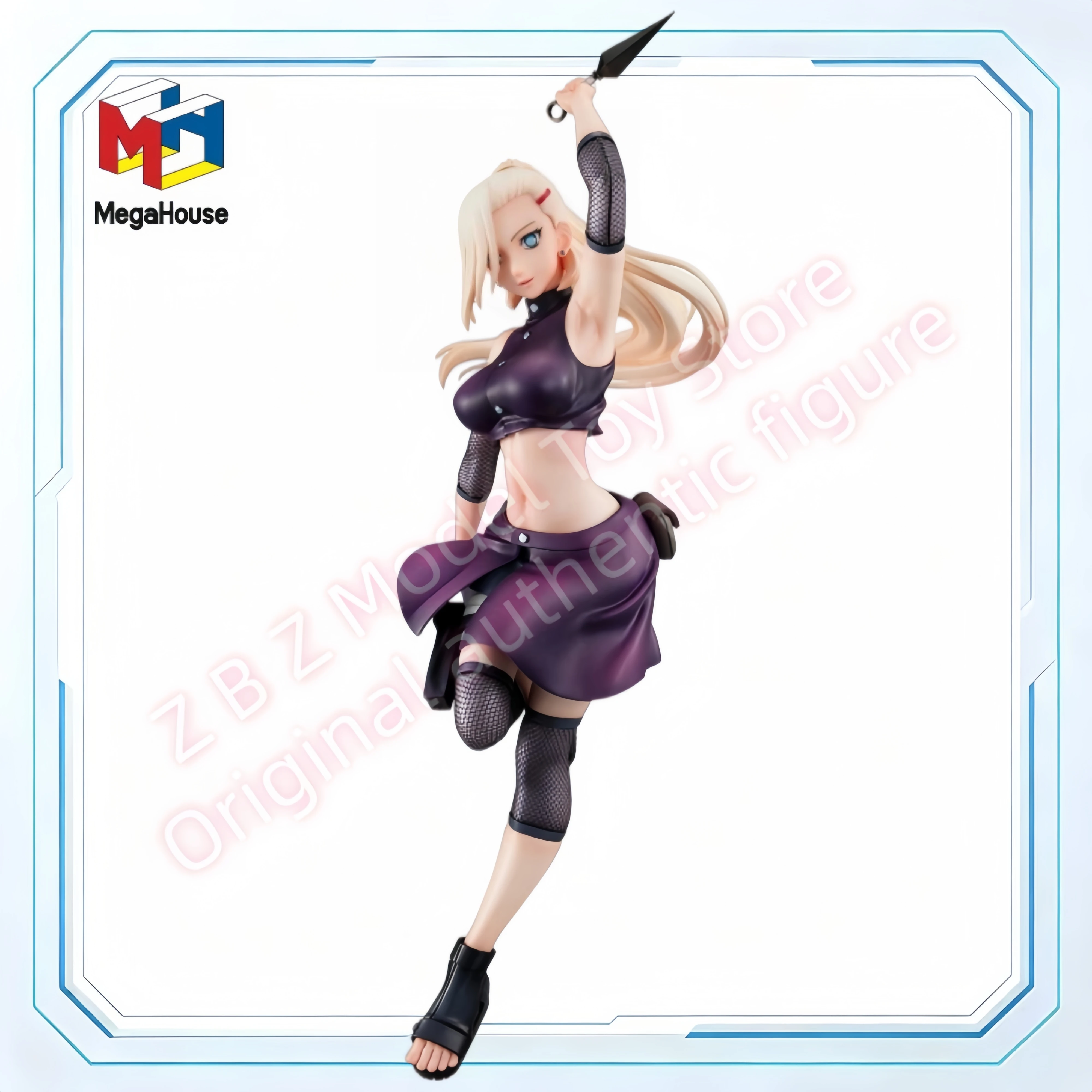 MegaHouse Ino Ver. Bold Dynamic Confident Sleek Vivid Striking Spirited Figure For Naruto‑themed Display And Decorated Giftsss