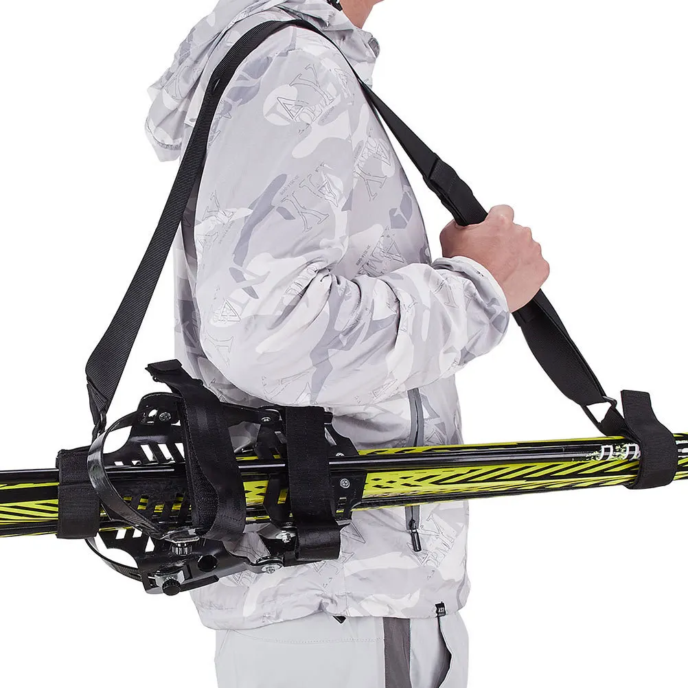 

2 шт. ремень для лыжной доски, легкий переноска для сноуборда, регулируемые двойные плечевые ремни, прочный крепежный ремень для лыжных аксессуаров