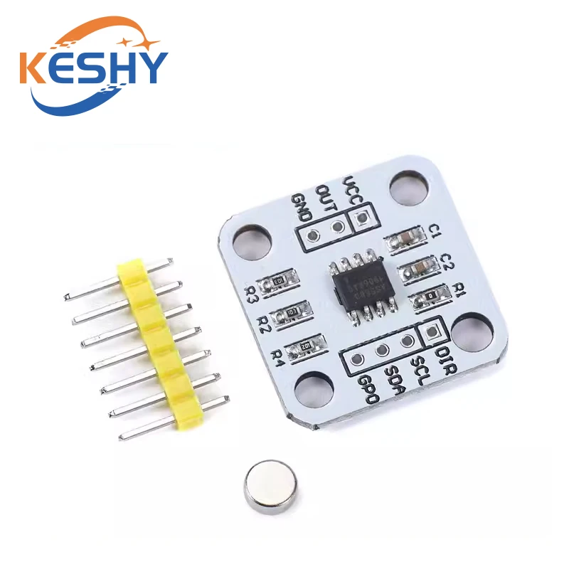 AS5600 Magnetic Encoder Magnetic Induction Angle Measurement Sensor Module 12bit High Precision