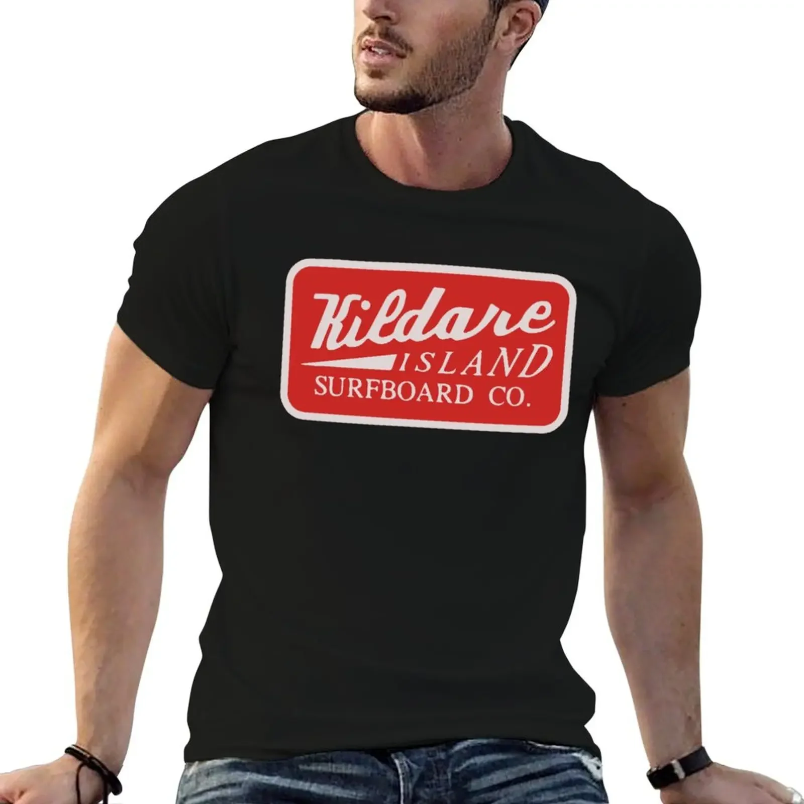 

Kildare Island Surf T-Shirt anime t shirts graphic tee shirt blanks men clothing